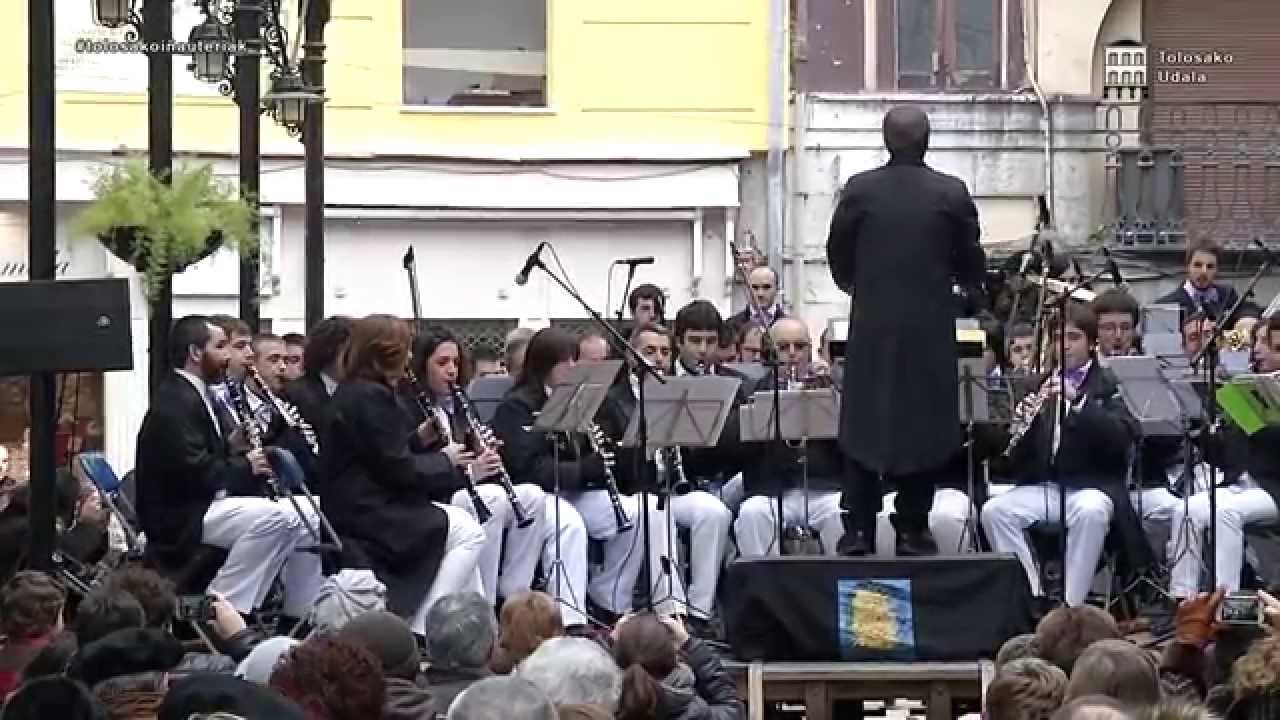 Tolosako Musika Bandaren iñauterietako kontzertua (2015)