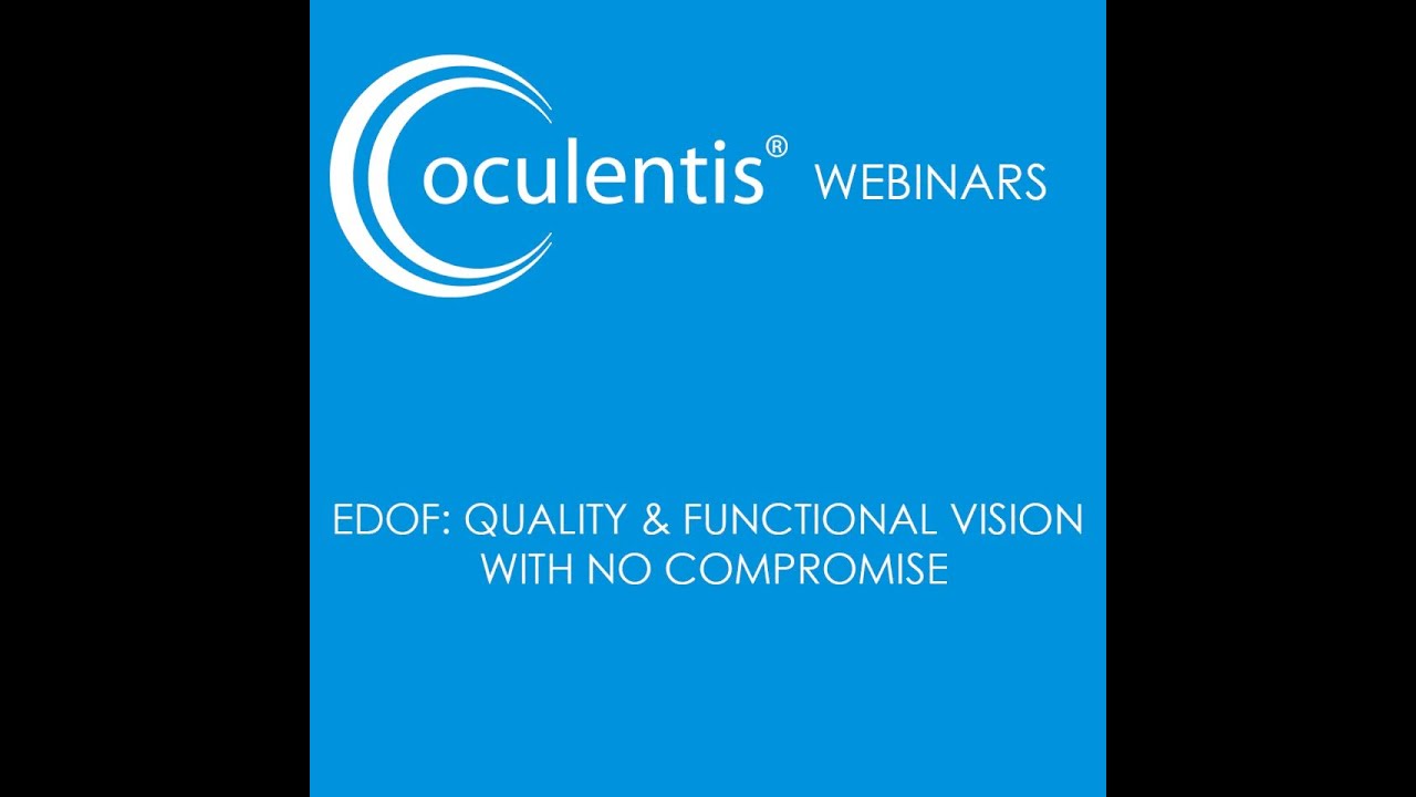 Patrick Versace (MD) Talks EDOF Intraocular Lenses