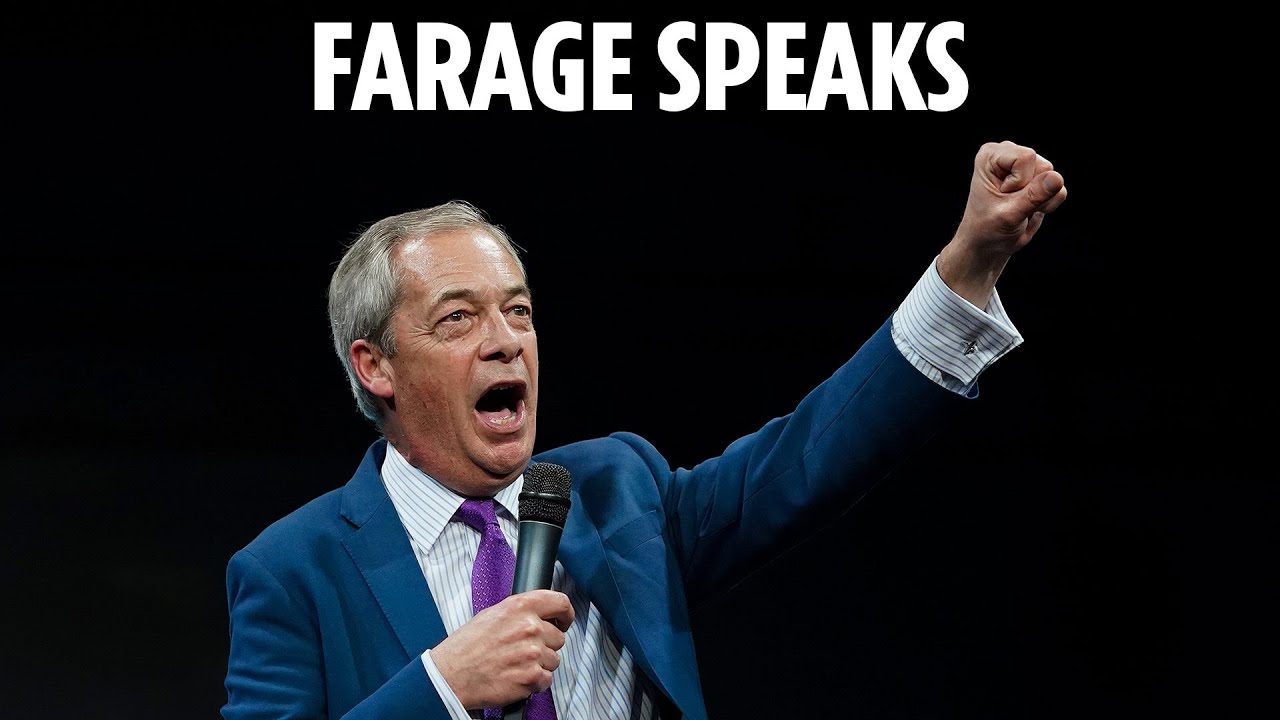 LIVE: Nigel Farage speech at Reform party conference in Trowbridge