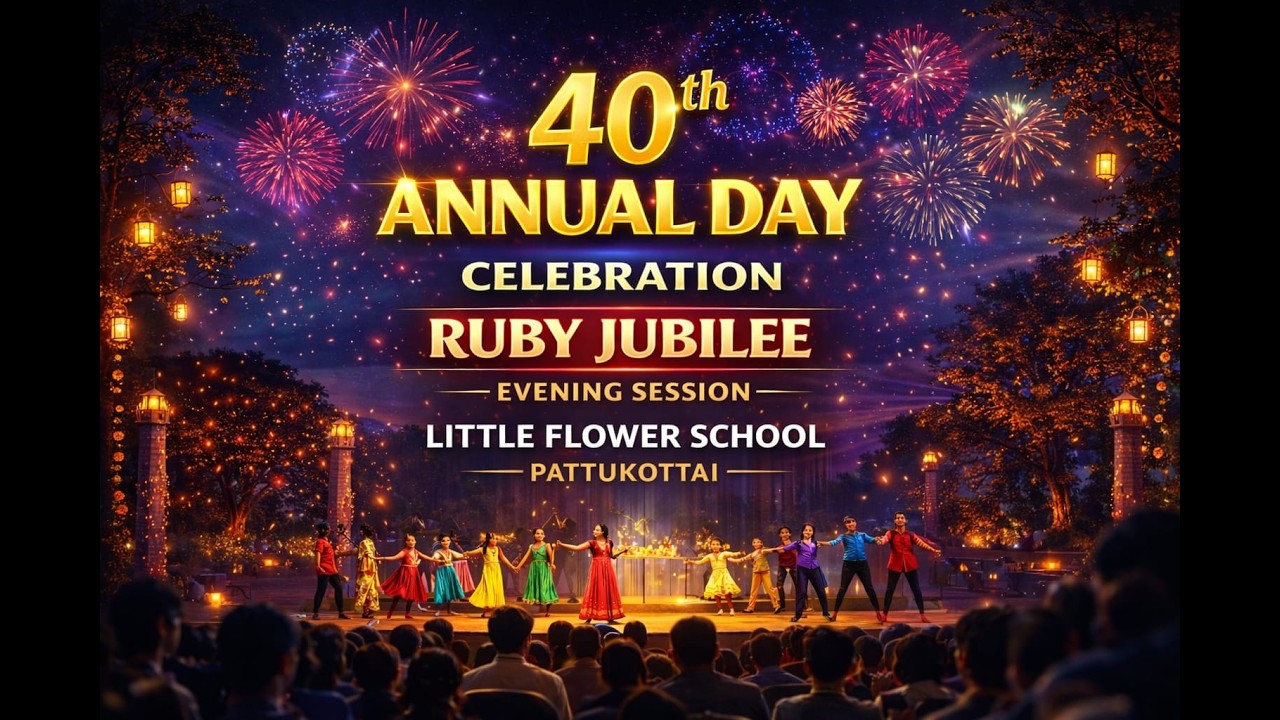 40th ANNUAL DAY CELEBRATION 2026 || LITTLE FLOWER SCHOOL || PATTUKKOTTAI