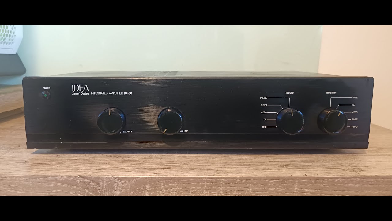 英國製 IDEA Sound System DP80 二聲道純音樂綜合擴大機