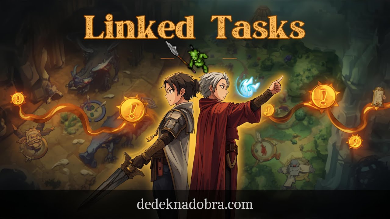 RUBINOT - LINKED TASKS - DWORCS (+Dicas)