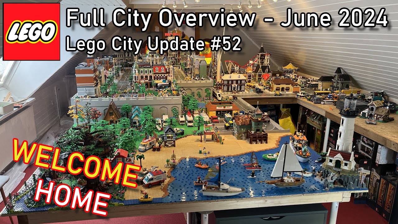 Full City Overview June 2024 - Lego City Update #52