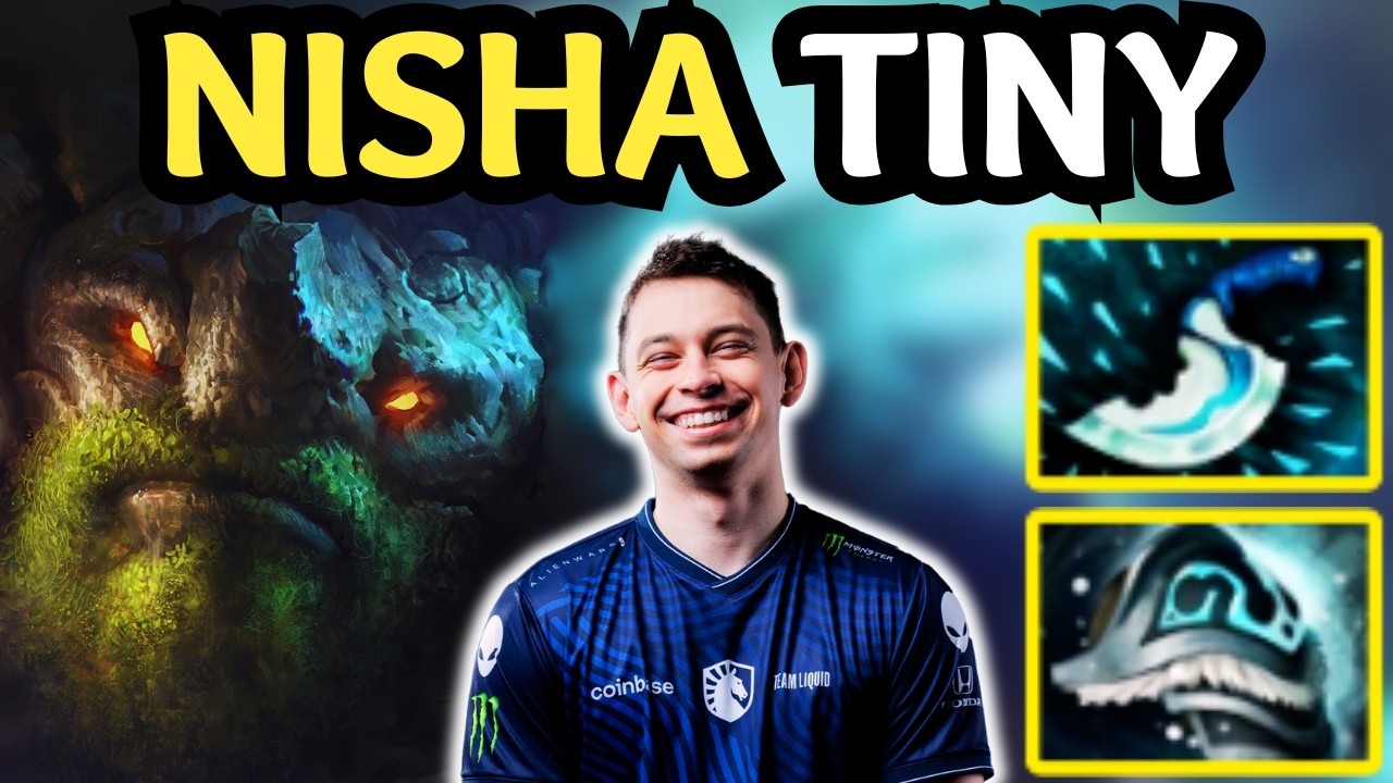 🔥 16000 MMR NISHA TINY Mid — Unstoppable Mid Control vs Team Spirit 🔥 Dota 2 Gameplay