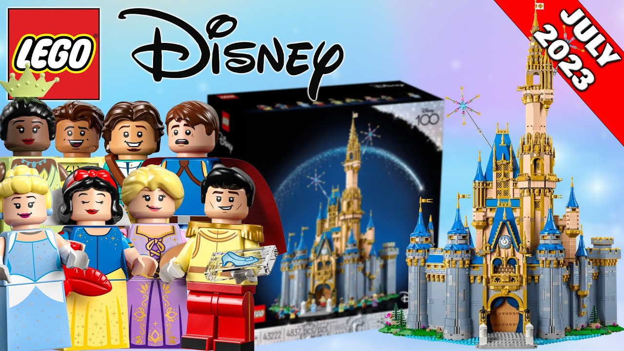 LEGO Disney Upcoming July 2023 Disney Castle Officially Revealed