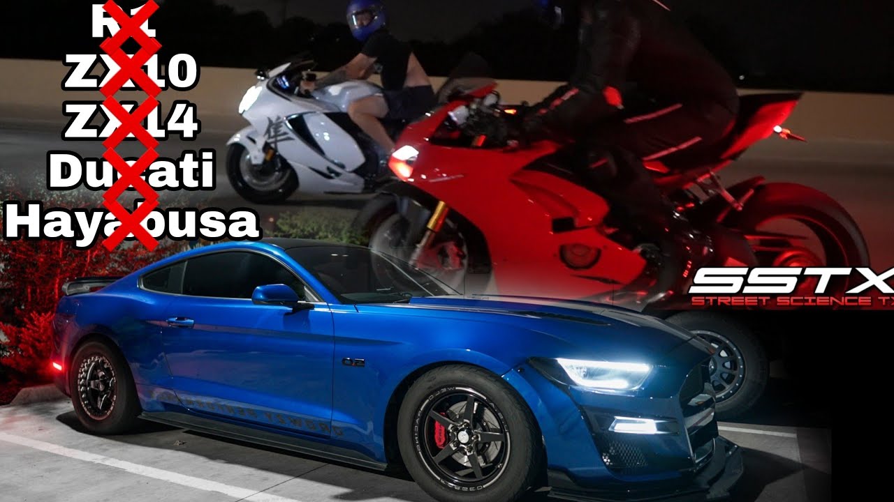 Liter Bikes gang up on Twin Turbo Stick Shift Coyote, Who's next?