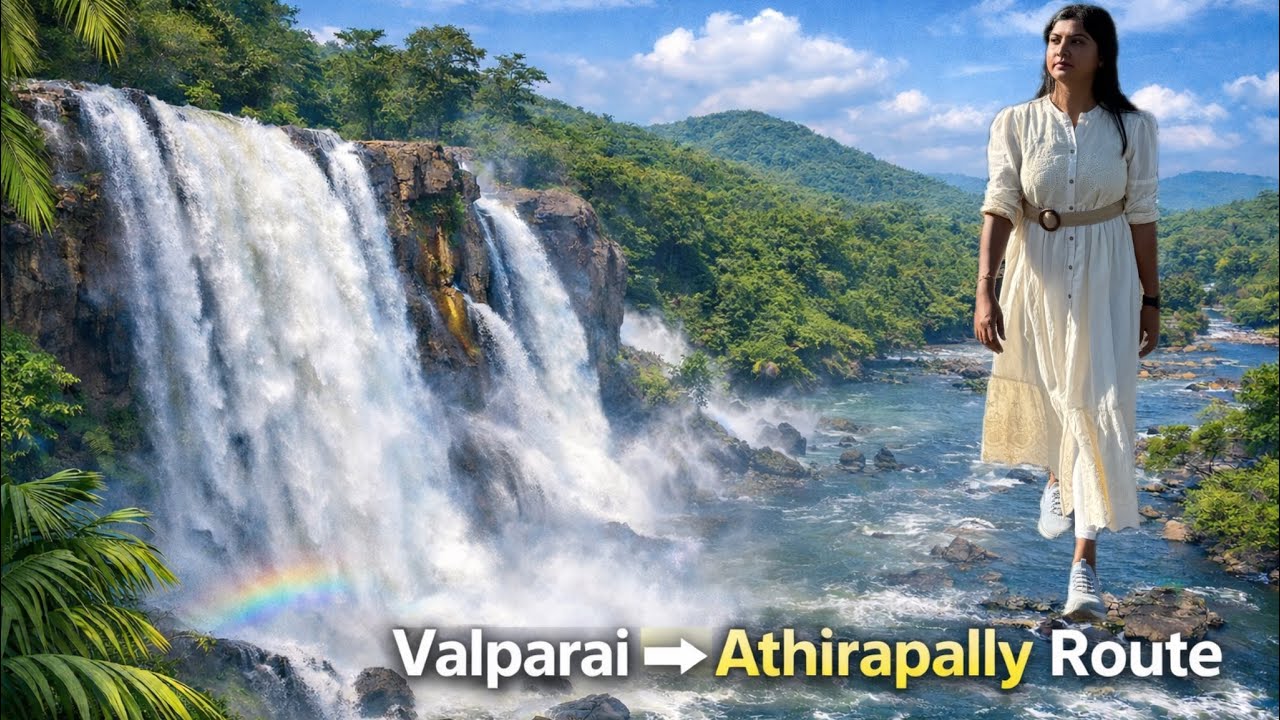 Valparai to Athirapally Route | Scenic Forest Drive | Kerala Waterfalls Travel Vlog
