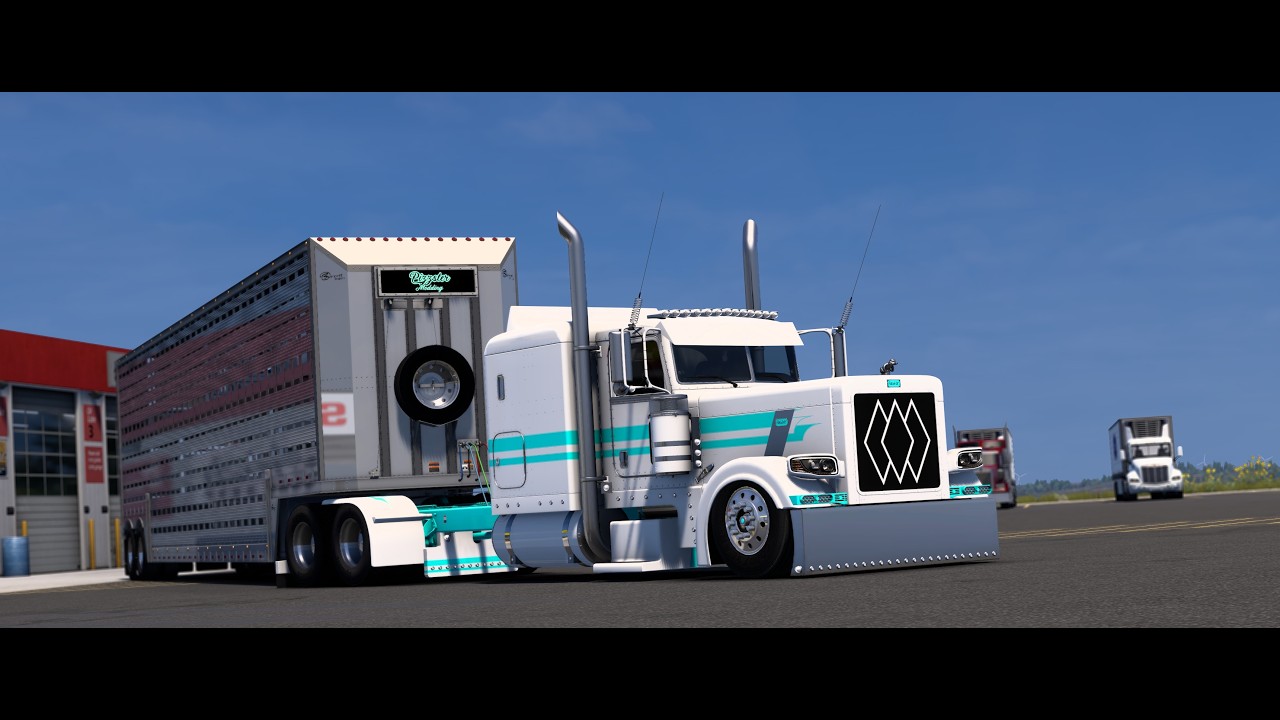 🔴 American Truck Simulator LIVE | Pizzster 389 + Barrett Livestock Trailer | Zeemods DD60 12.7L
