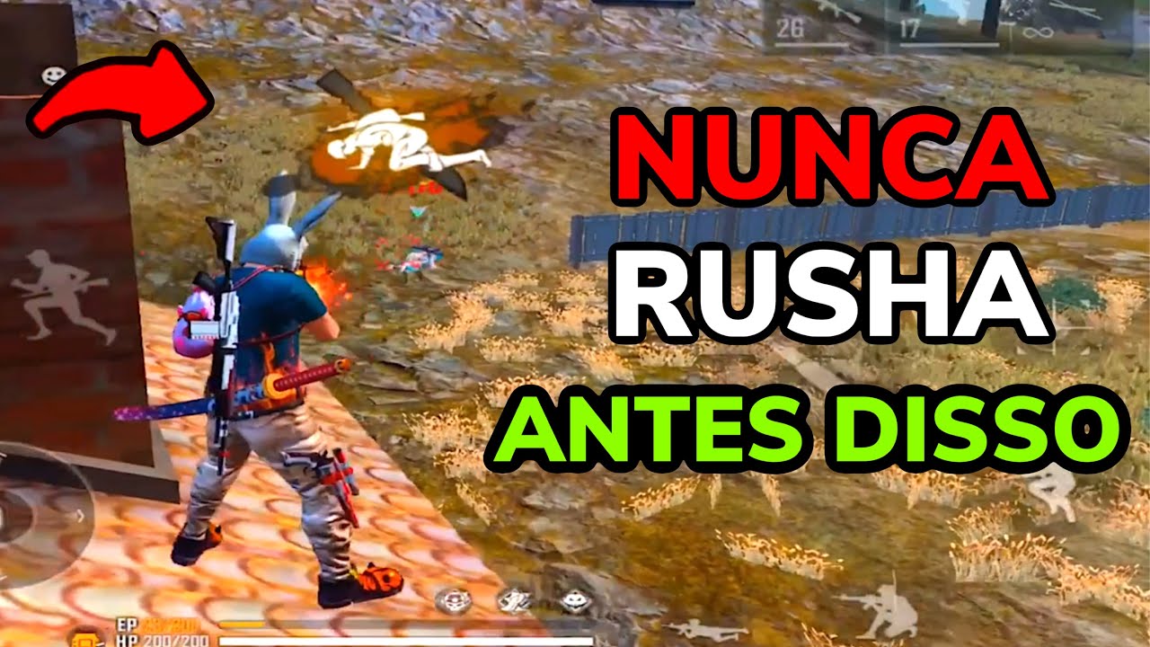 NUNCA RUSHA ANTES DE SABER ESSAS 3 COISAS NO FREE FIRE!