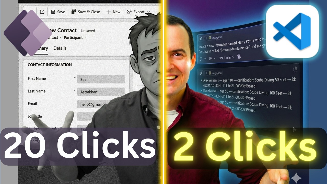 Dataverse MCP in VS Code  - Fewer clicks & you're welcome