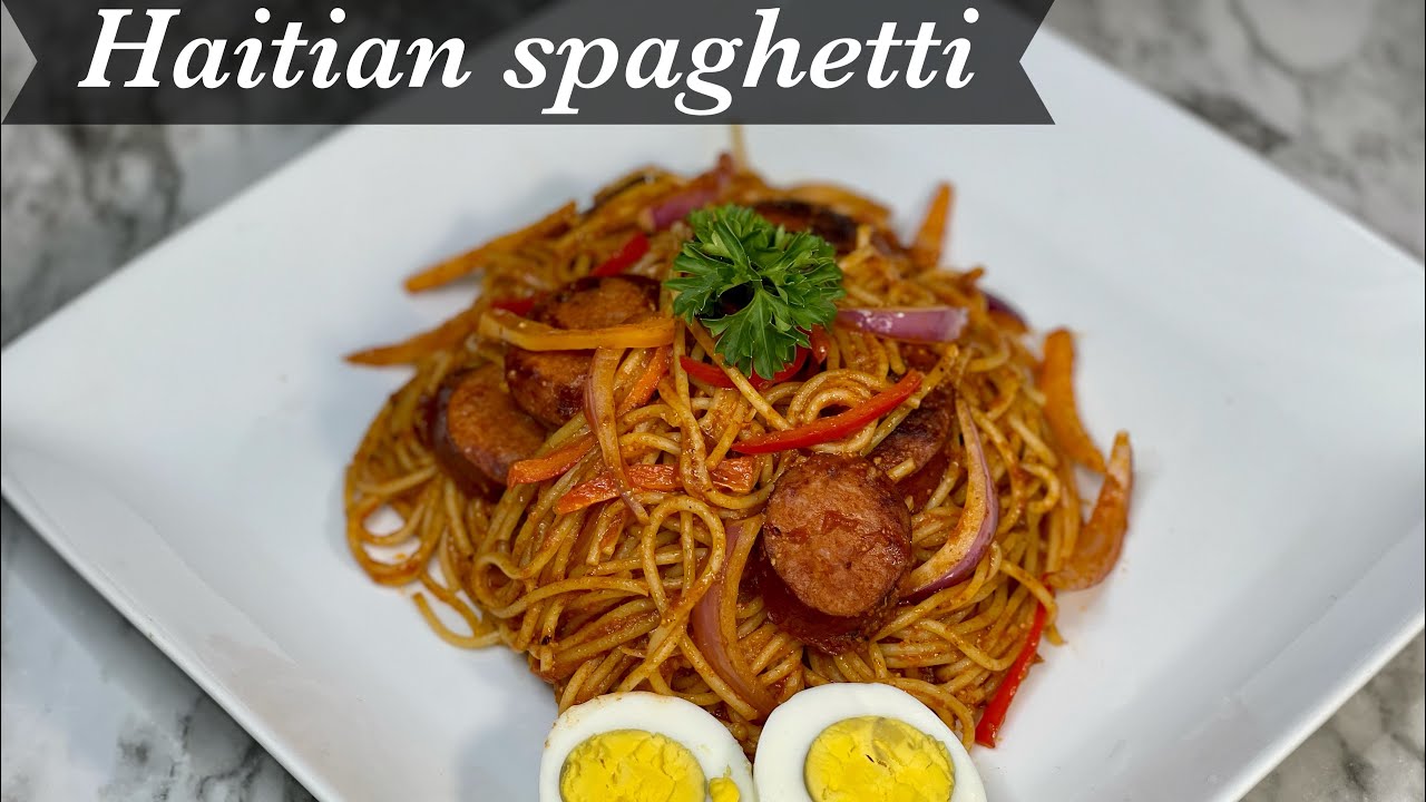 How to make Haitian spaghetti | Fast and Easy for beginners|