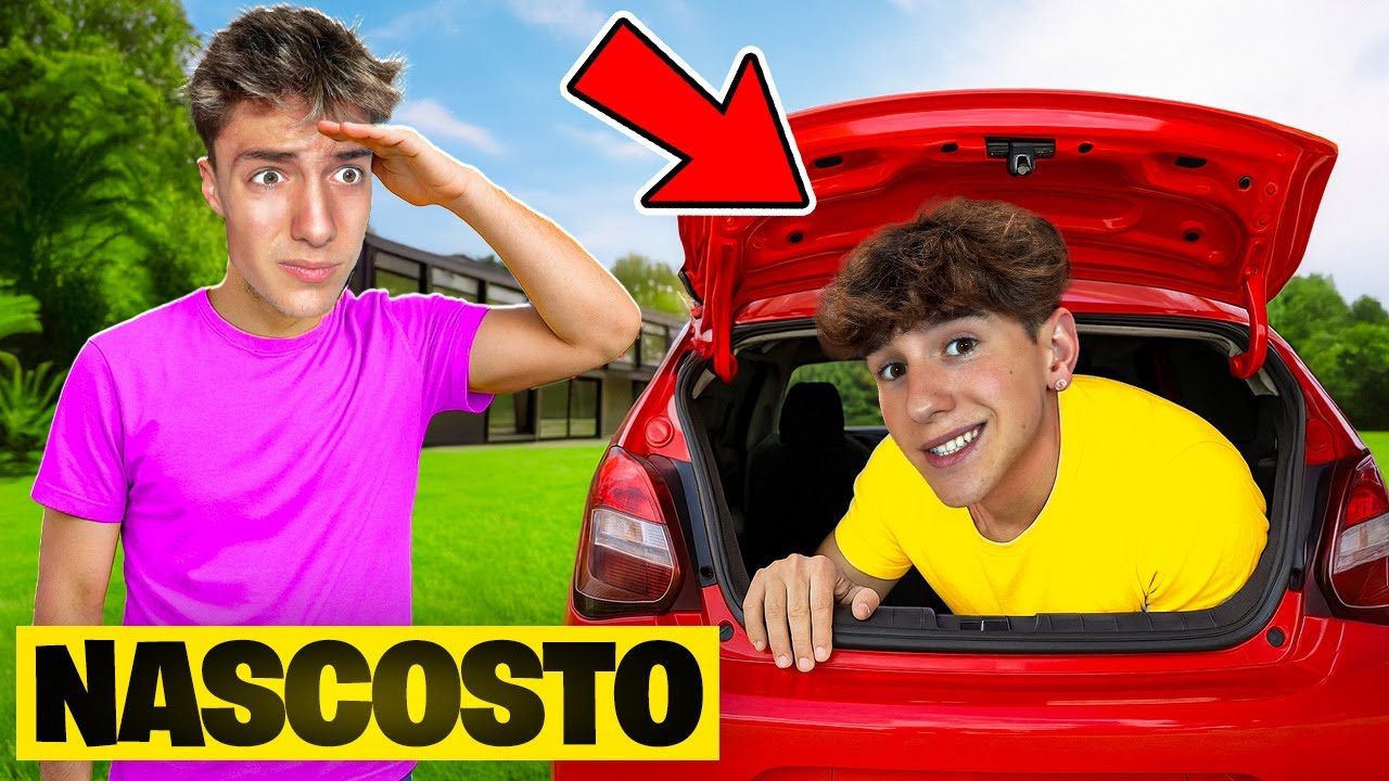 Mi NASCONDO in MACCHINA PER 24 ORE In Villa the Booyz MA... *SCLERO*
