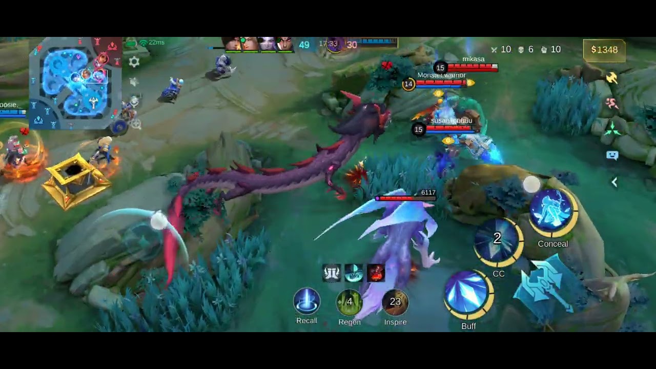 Miya gameplay # by demonplayer# moba mlbb# miya