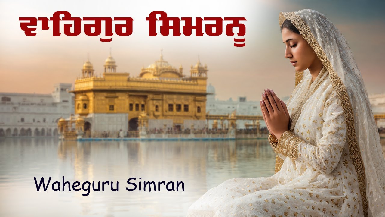 Waheguru Simran ~ ਵਾਹਿਗੁਰੂ ਸਿਮਰਨ ~ Waheguru Relaxing Music #wmk #waheguruji #waheguru #relaxing
