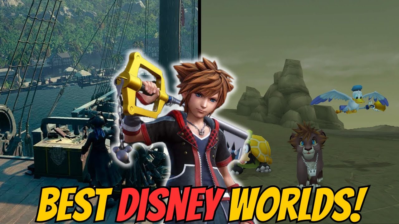 Top 10 BEST Disney Worlds In Kingdom Hearts!