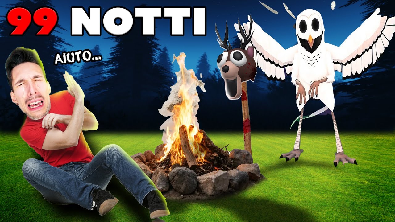 HO FINALMENTE VINTO LE 99 NOTTI nella FORESTA su ROBLOX!! *FINALE ASSURDO*