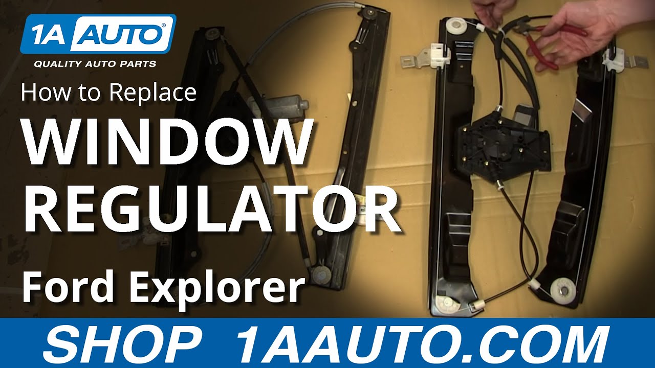 How to Replace Front Window Regulator 02-10 Ford Explorer