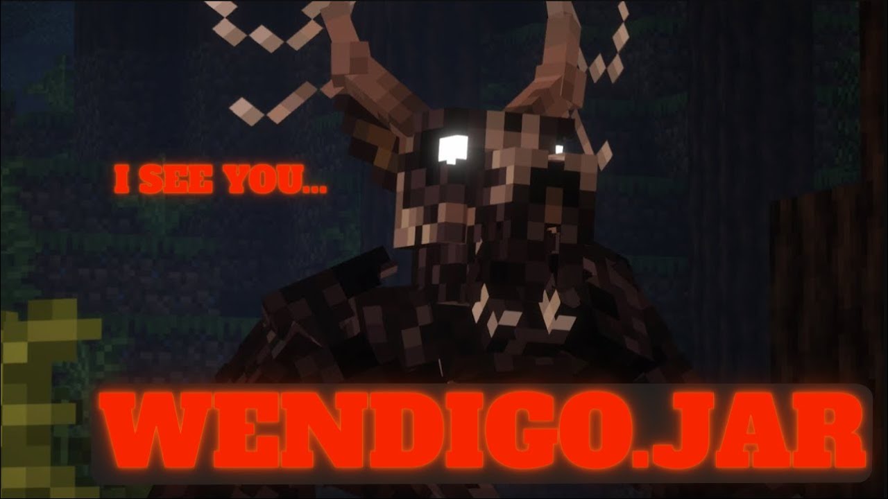 ANTLERS - THE WENDIGO Horror Mod (Minecraft) + Gun Mod.