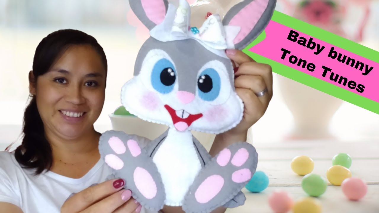📢 Conejito de fieltro | baby bunny tone tunes | Bunny Felt |  Easter bunny 🐰 | DIY | con moldes