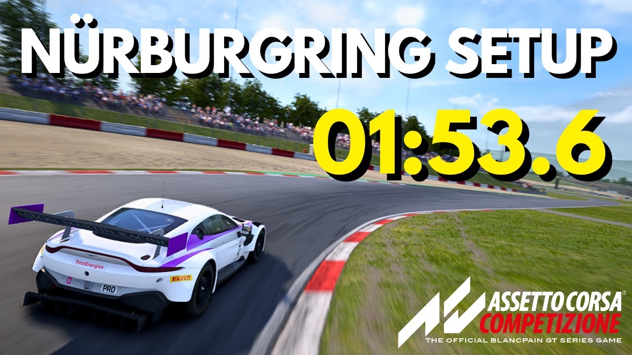 ACC NÜRBURGRING - Aston Martin V8 Vantage GT3 - Hotlap & FREE Setup - 1:53.647 - v1.9.5
