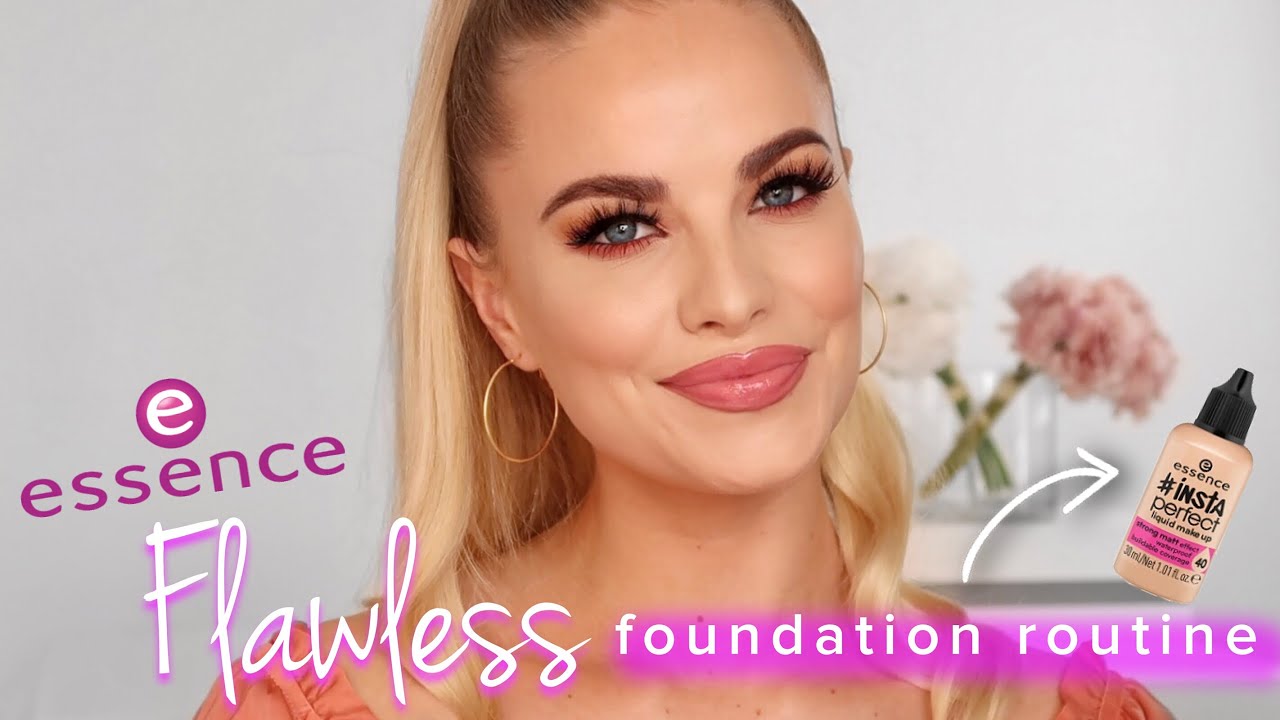 ESSENCE FOUNDATION ROUTINE | essence #TeamFlawless