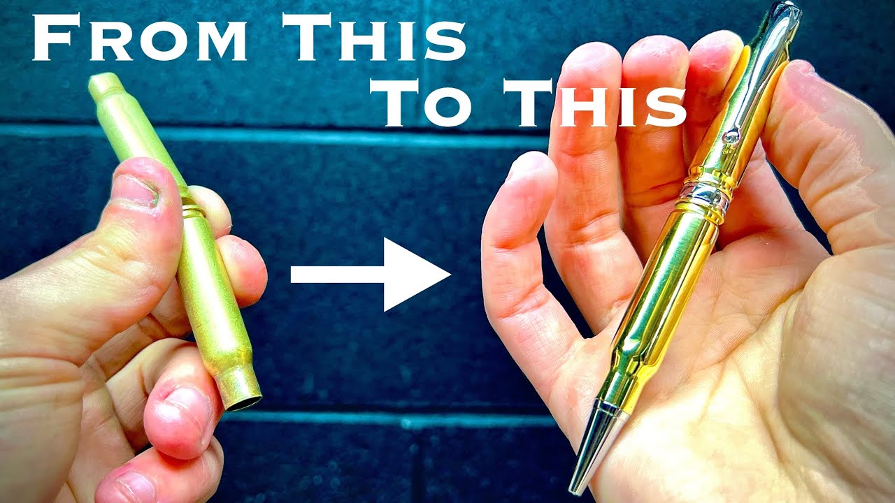 Transforming Bullet Shells into a Beautiful Ballpoint Pen!