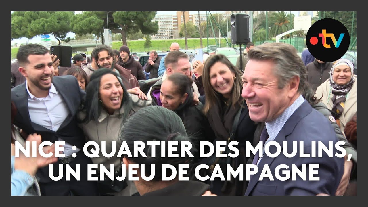 Nouveau colistier, renforcement de la police, Christian Estrosi fait ses propositions aux Moulins