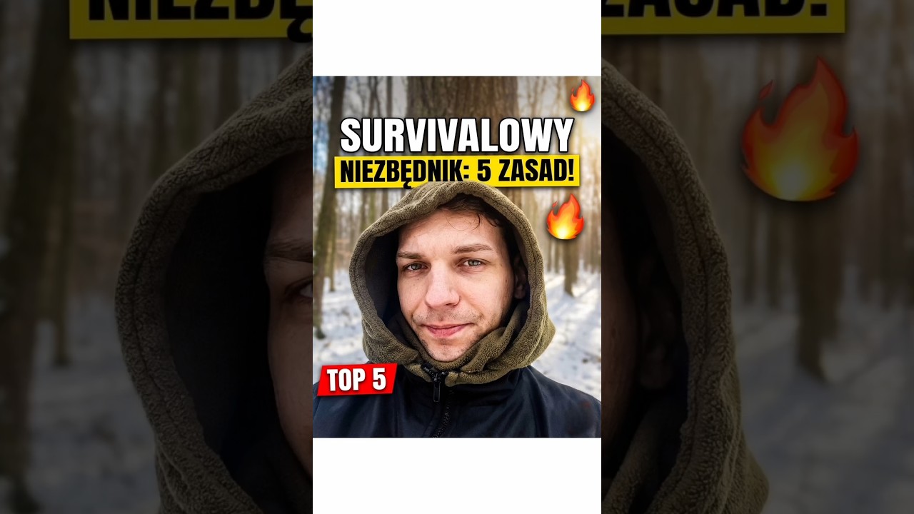 Survivalowy niezbędnik: 5 zasad przetrwania! 🔥