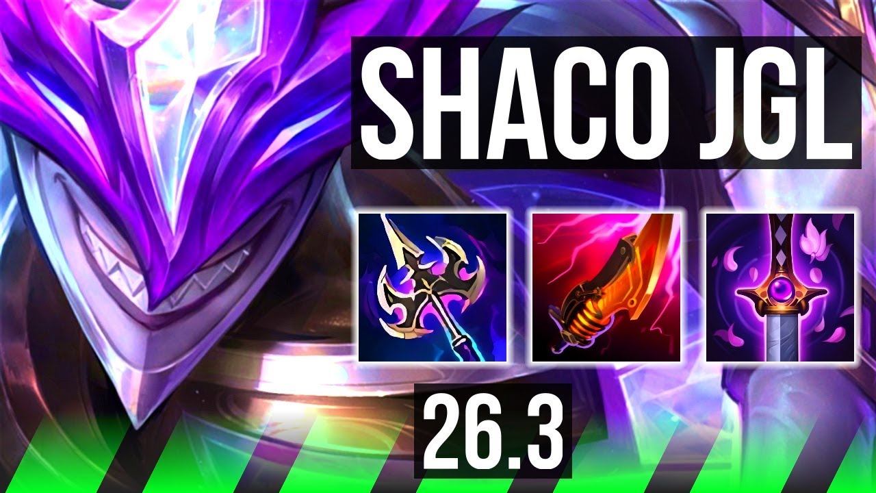 SHACO vs MASTER YI (JGL) | Good KDA: 17/1/5 | EUW Master | 26.3