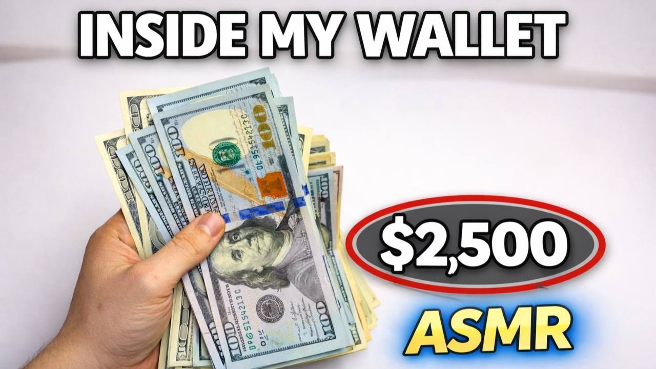 I Checked My Wallet → $2,500 → Cash Counting → ASMR