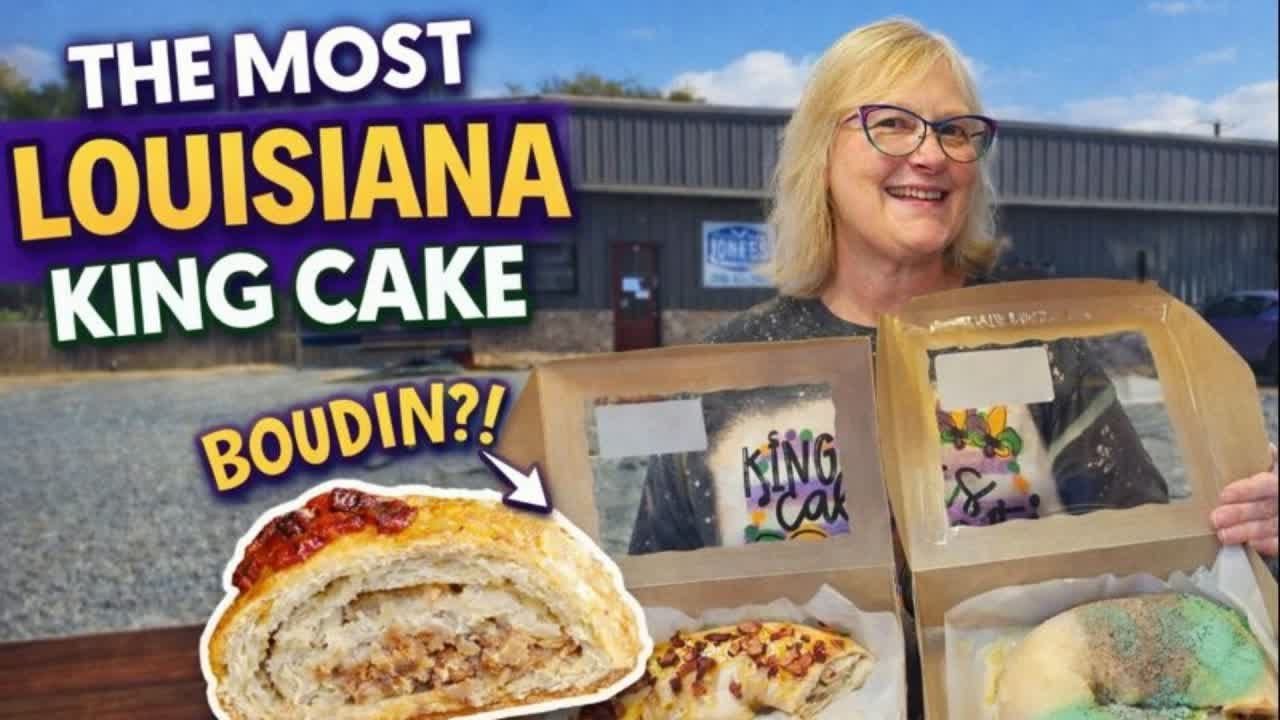 Обязательно попробуйте!!! Луизианский королевский пирог. Местная еда!!!