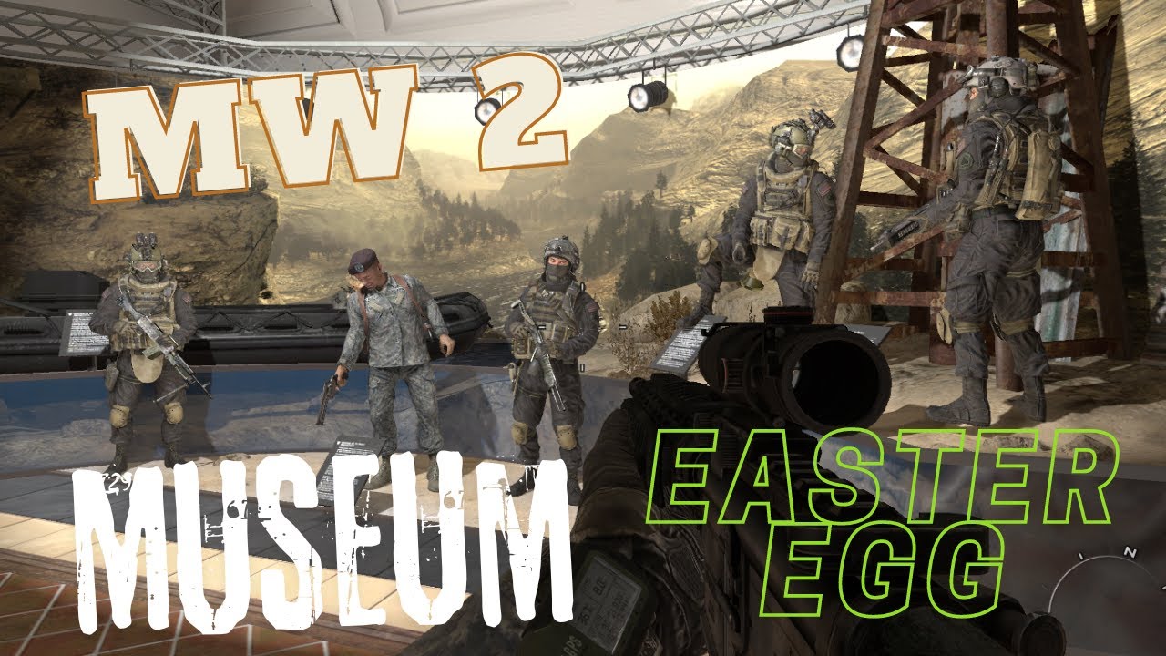 COD Modern Warfare 2:  Museum Walkthrough & Easter Egg