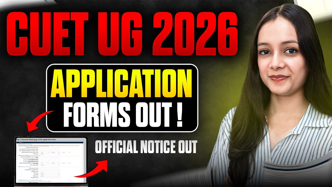 CUET UG 2026 Application forms out | Official Notification | Priyanshi Jain | Forensic Science