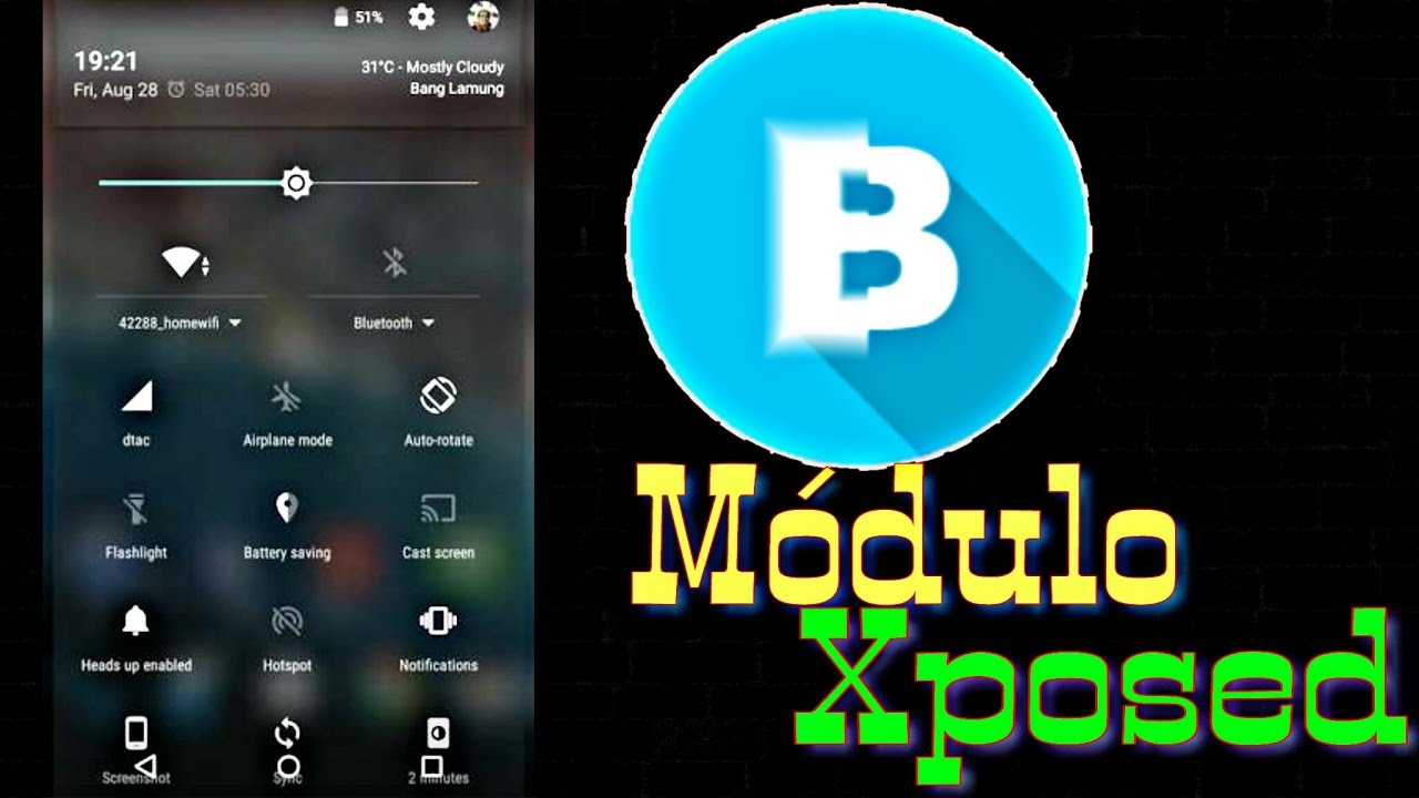 Blurred SystemUI - M&oacute;dulo Xposed