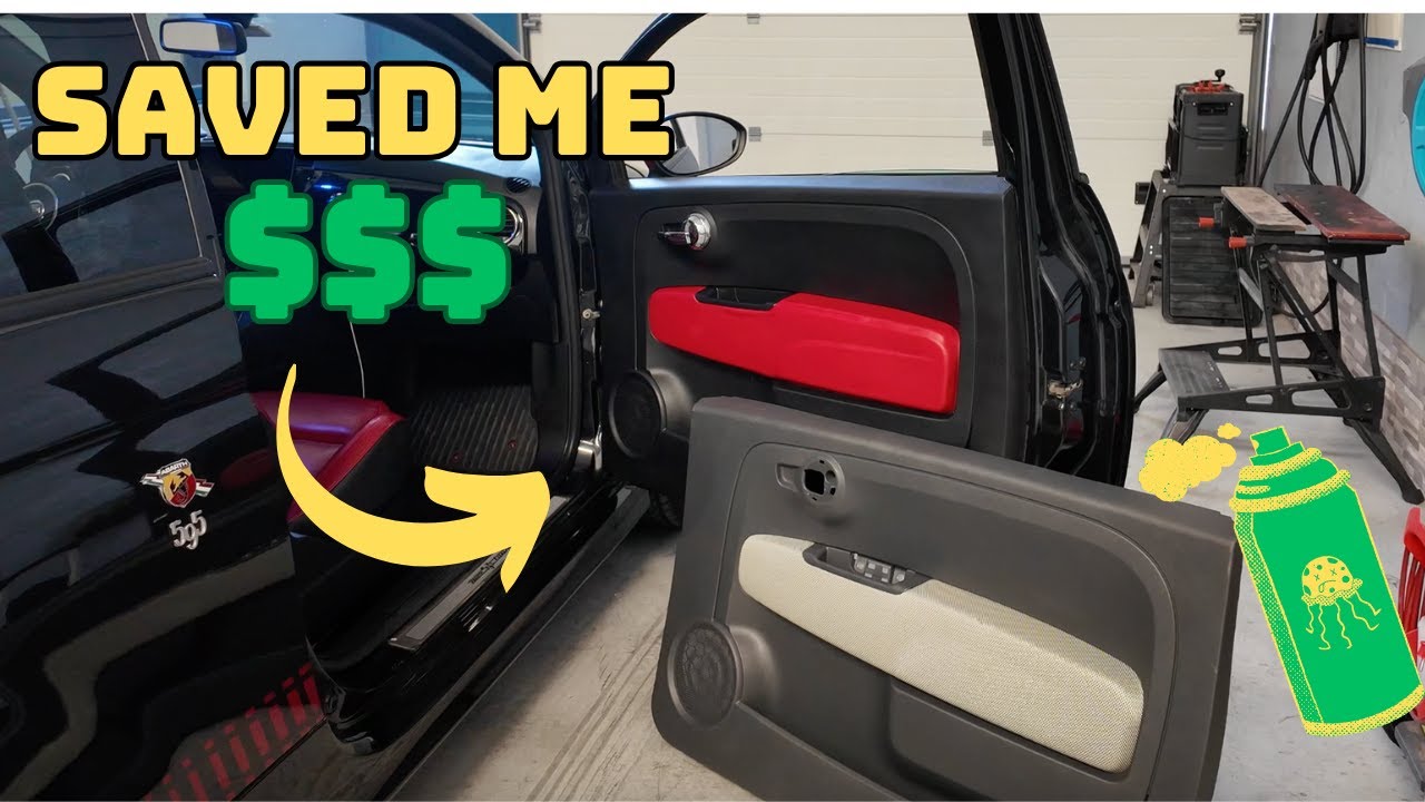 How to dismantle, paint and swap Fiat/Abarth door card!