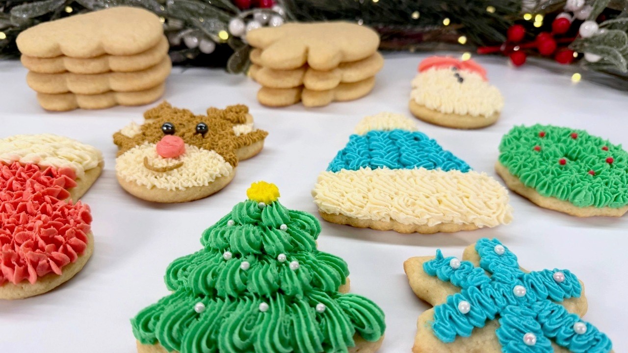 🎄 Лучшее рождественское сахарное печенье-резак (не растекается, остается мягким!)