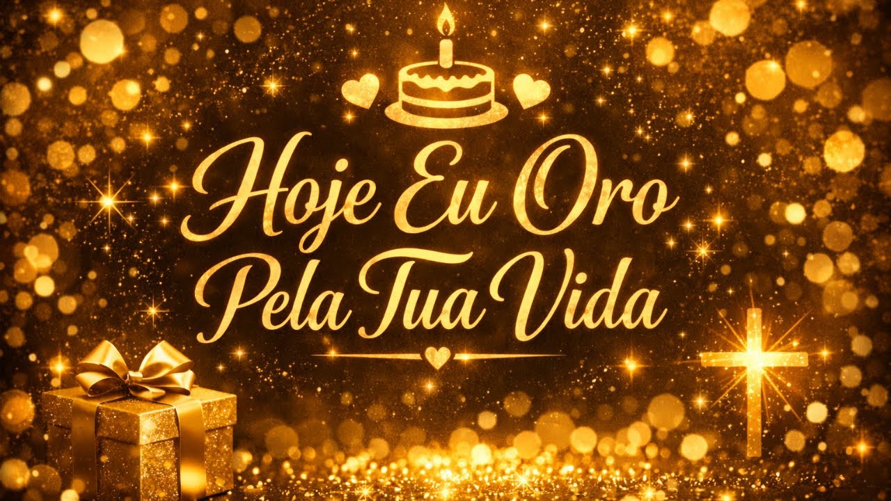 Louvor Cristão de Aniversário 🎂 | Hoje Eu Oro Pela Tua Vida | Música Gospel de Gratidão