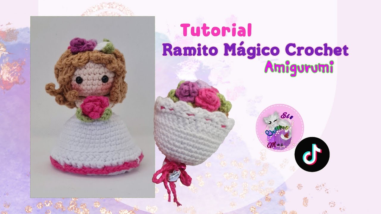 Ramito Mágico Crochet Muñeca tiktok💐Tutorial Paso a Paso