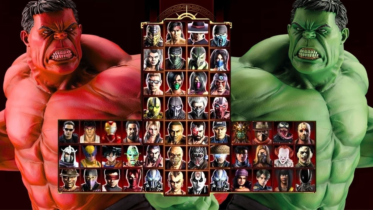 Mortal Kombat 9 - RED HULK & HULK - Expert Tag Ladder - Gameplay @(1080p) - 60ᶠᵖˢ ✔
