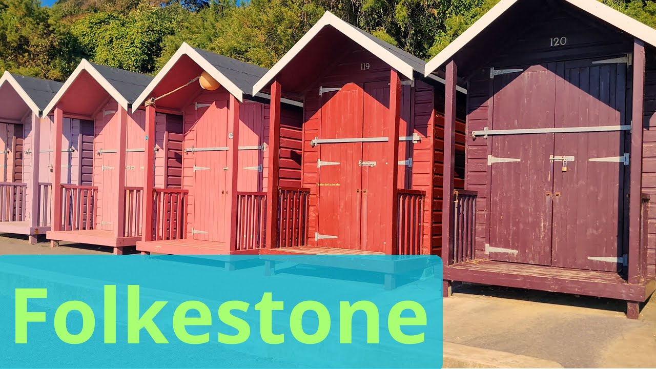 Folkestone Walking Tour - Exploring a Kentish Coastal Town [4K] ENGLAND