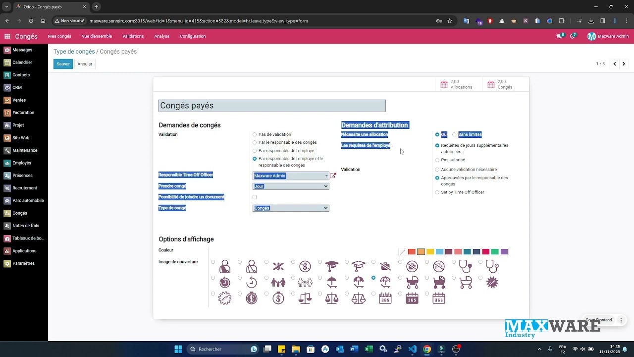 Présentation Module Congés
