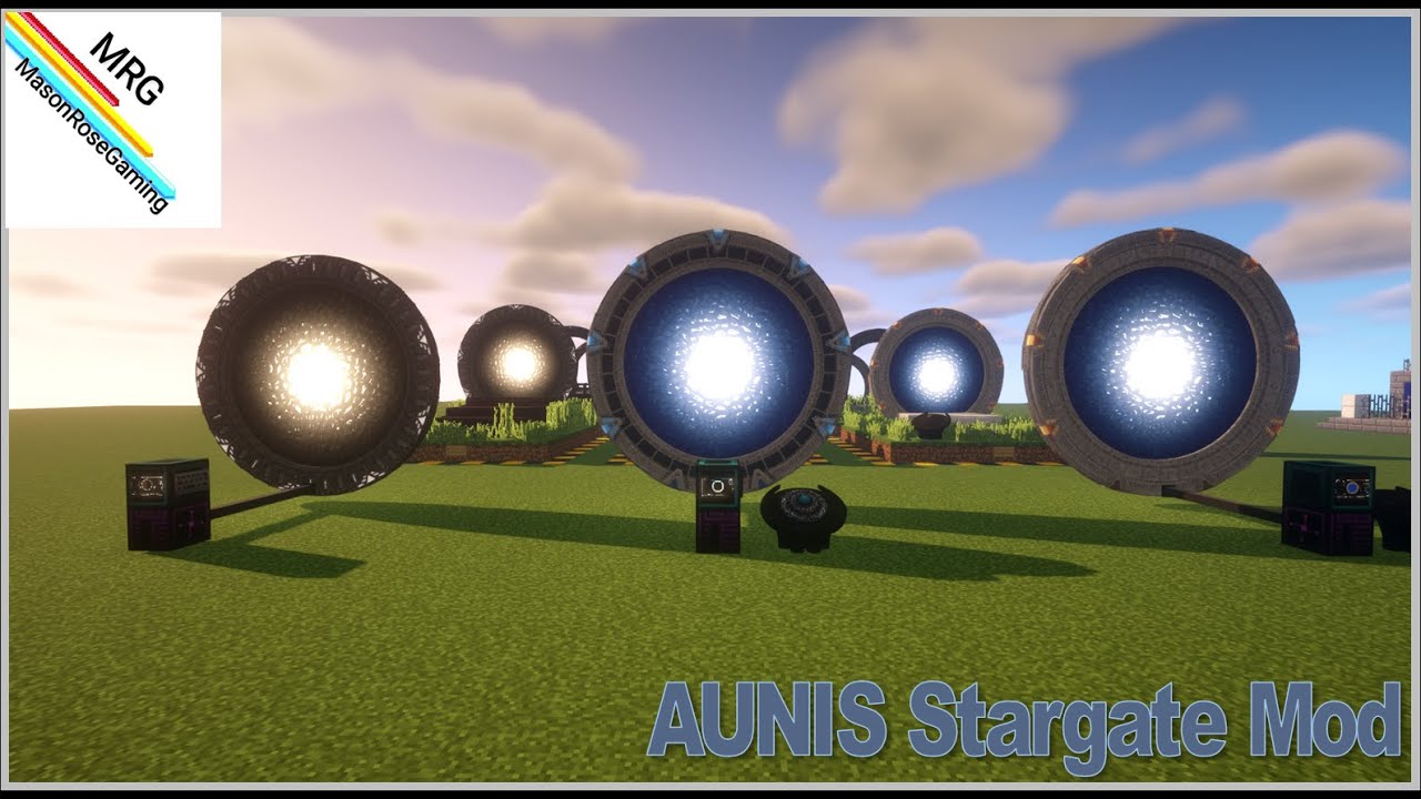 AUNIS stargate minecraft mod showcase