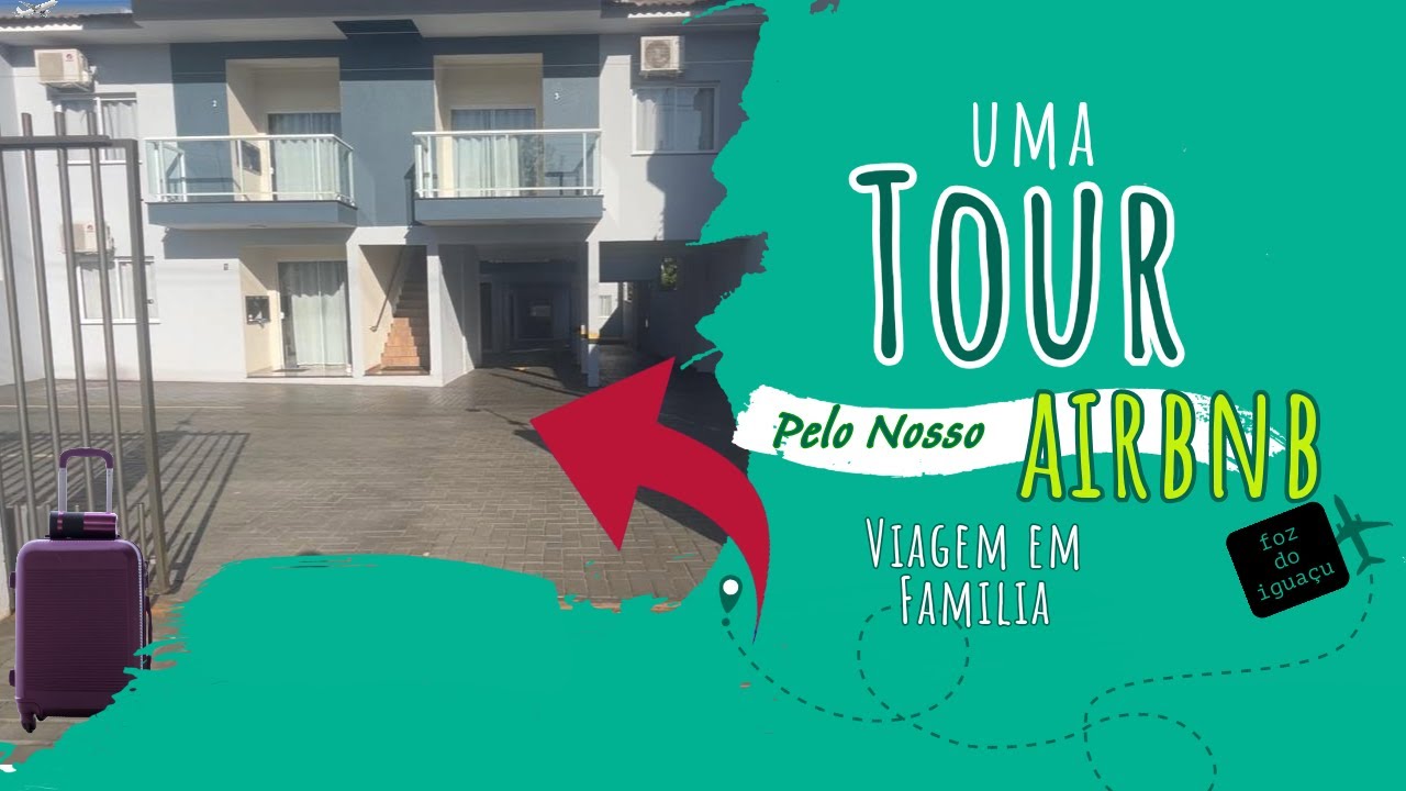 TOUR PELO NOSSO AIRBNB ! EM FOZ DO IGUAÇU