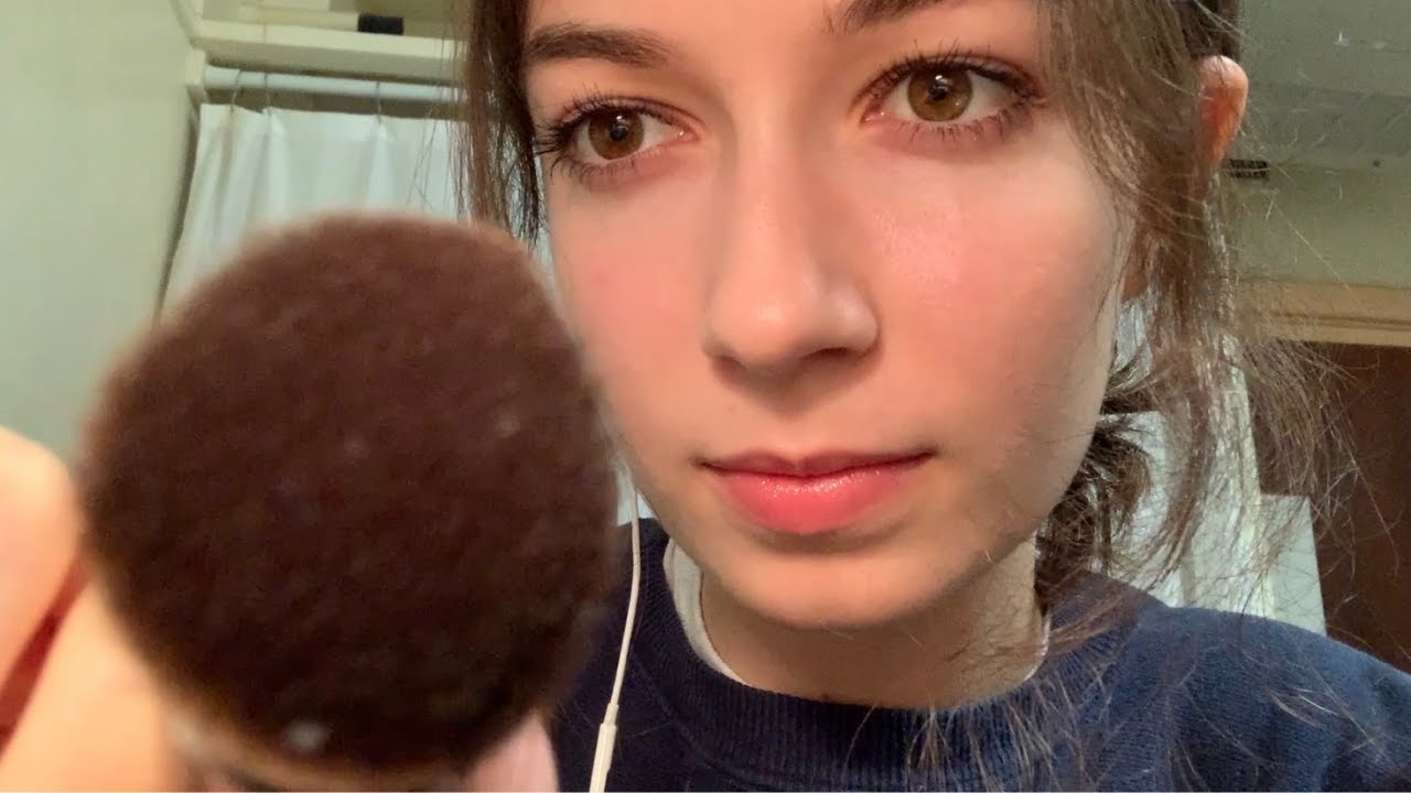 ASMR friend does your makeup (soft spoken, very lofi roleplay)