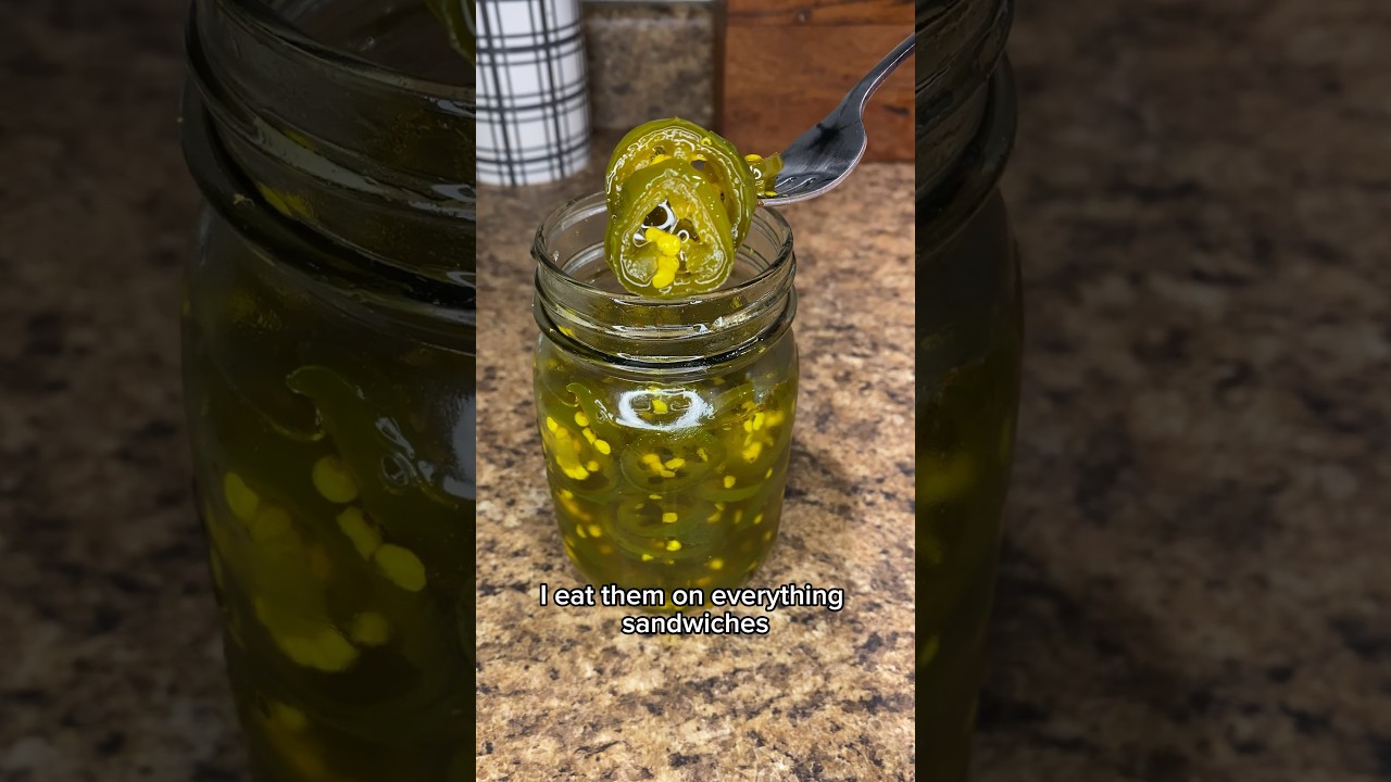 Candied jalape&ntilde;os aka cowboy candy#foodie#easyrecipe#candied#jalape&ntilde;o