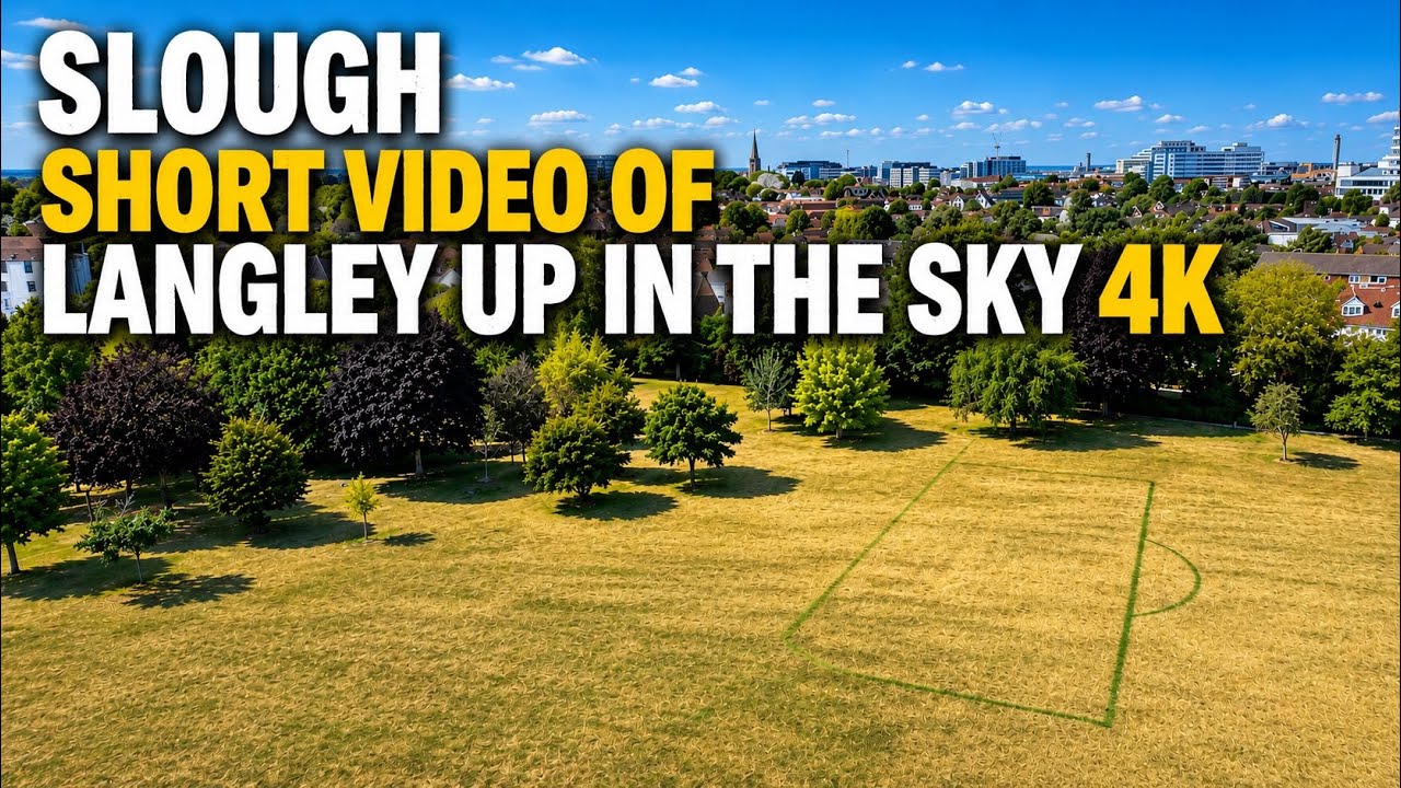 Slough | Short video Of Langley Up In The Sky | 4K
