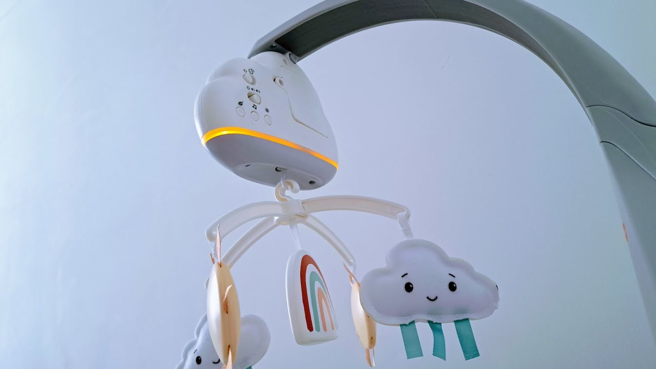 Movil Nubes para Bebé - Fisher-Price - Rainbow Showers Bassinet to Bedside Mobil