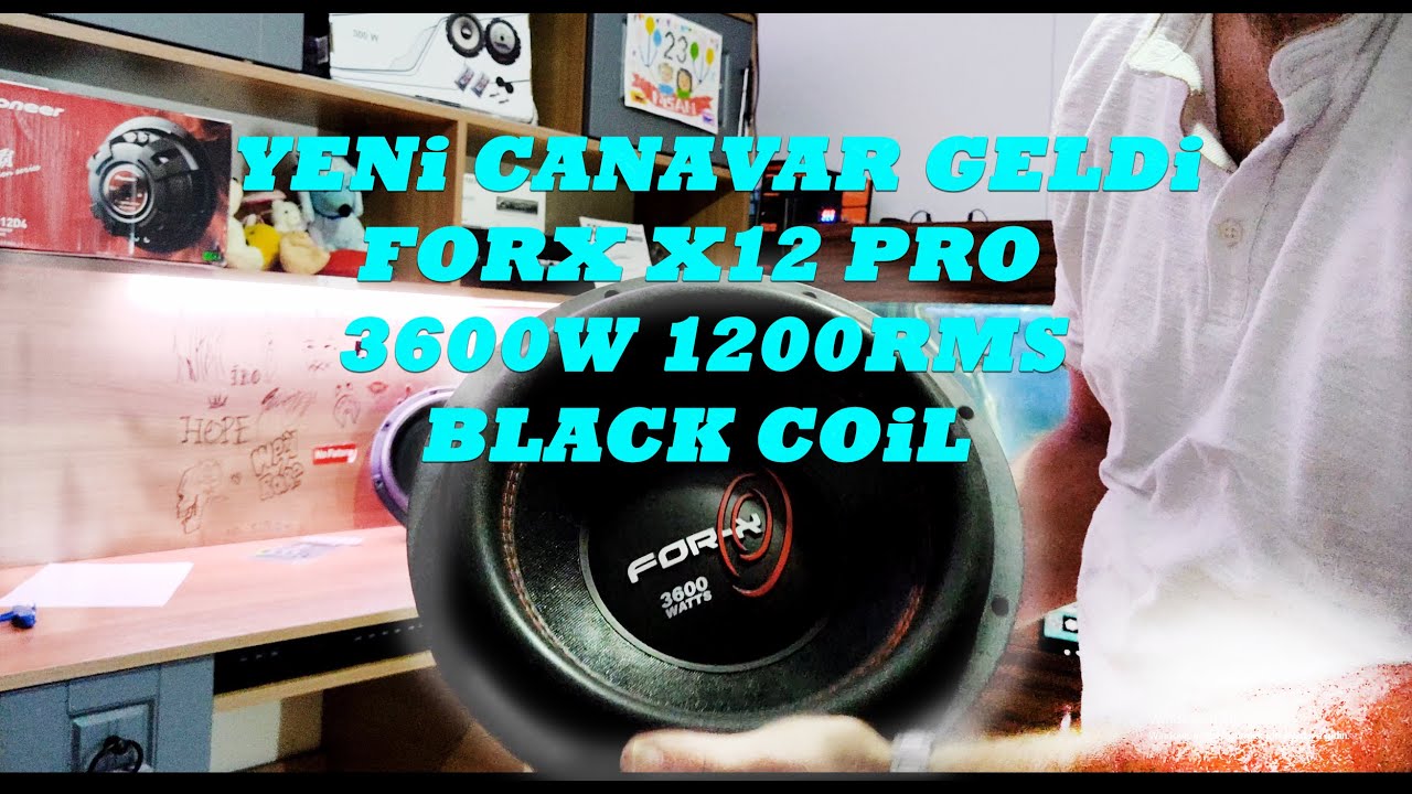 YENİ CANAVAR GELDİ.. FORX X12PRO 3600W 1200RMS