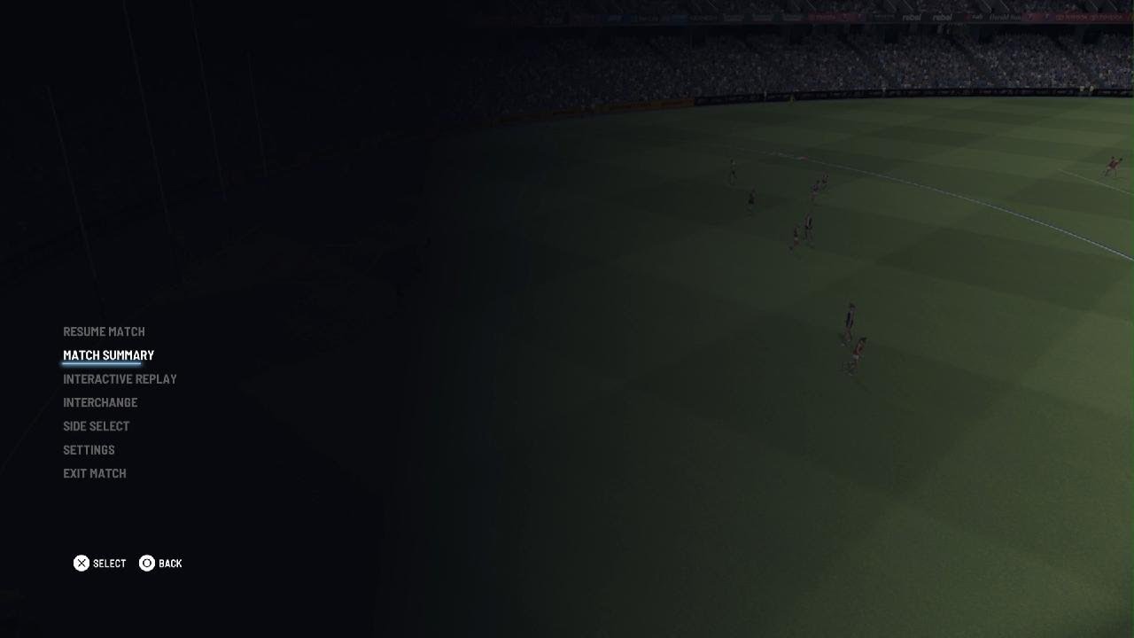 AFL 23 - Very stiff on Hitting the Post (PS5 Patch 21)