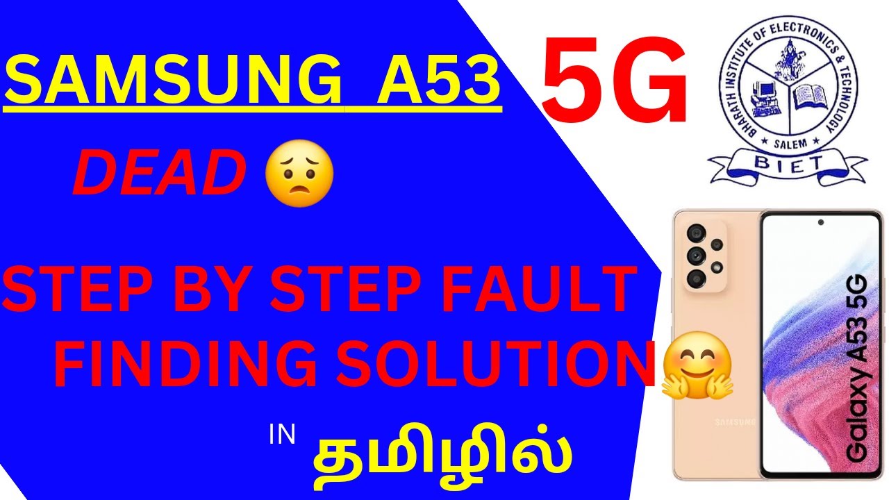 Samsung A53 5G Dead - Step-by-Step Fault Finding and Repair Solution...